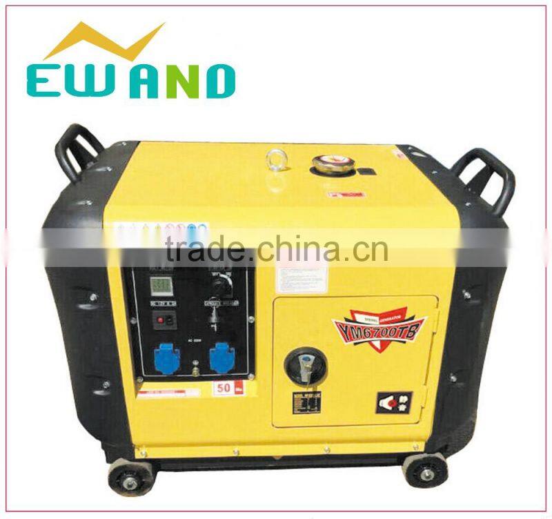 ohv manual soundproof engine machine 186f electric 5kw diesel generator price