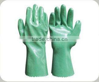 CR Nitrile coated gloves,interlock line