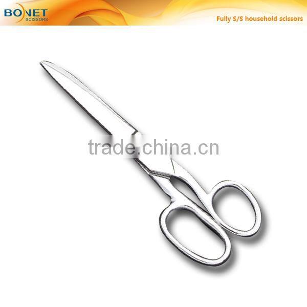 S19142 CE certificated 7" best household mirror polishing Fully stainless steel scissors