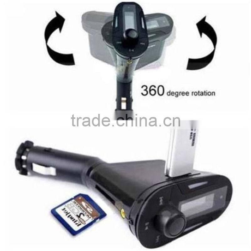 2016 hot MP3 Player Wireless FM Transmitter Modulator Car Kit&USB SD MMC LCD Remote
