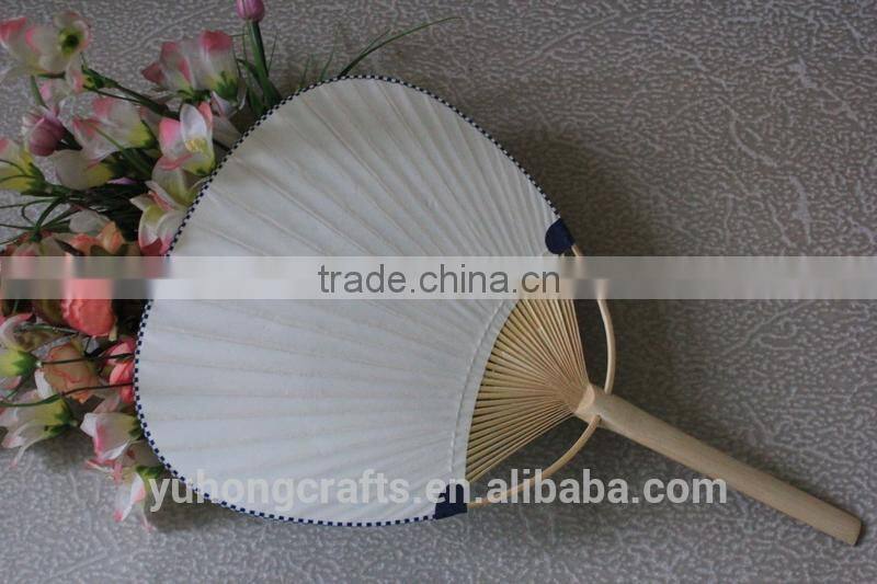 2014 Hot Custom Logo Promotion Branded Paper fan