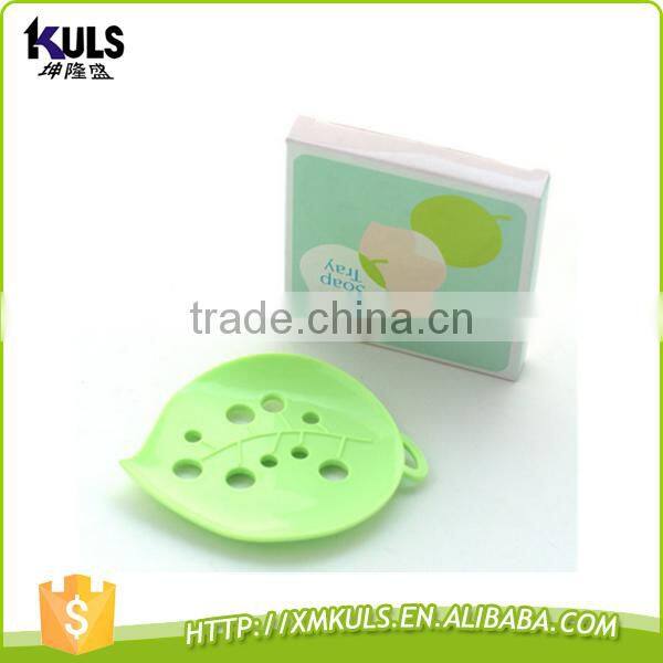 Wholesale Fancy plastic soap box leaves plastic soap dish