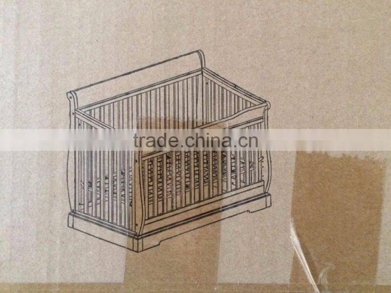 Qing dao Eco-friendly wooden baby crib for sales