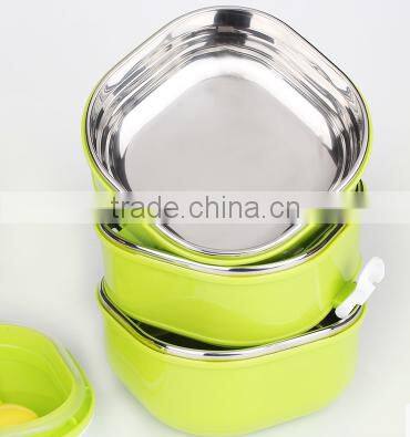 Multi-layer stainless steel thermal insulated lunch box tiffin box / Food Storage Containers