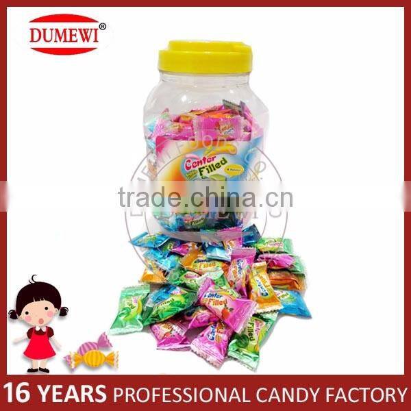 Assorted Fruit Flavors Center Filled Bubble Gum
