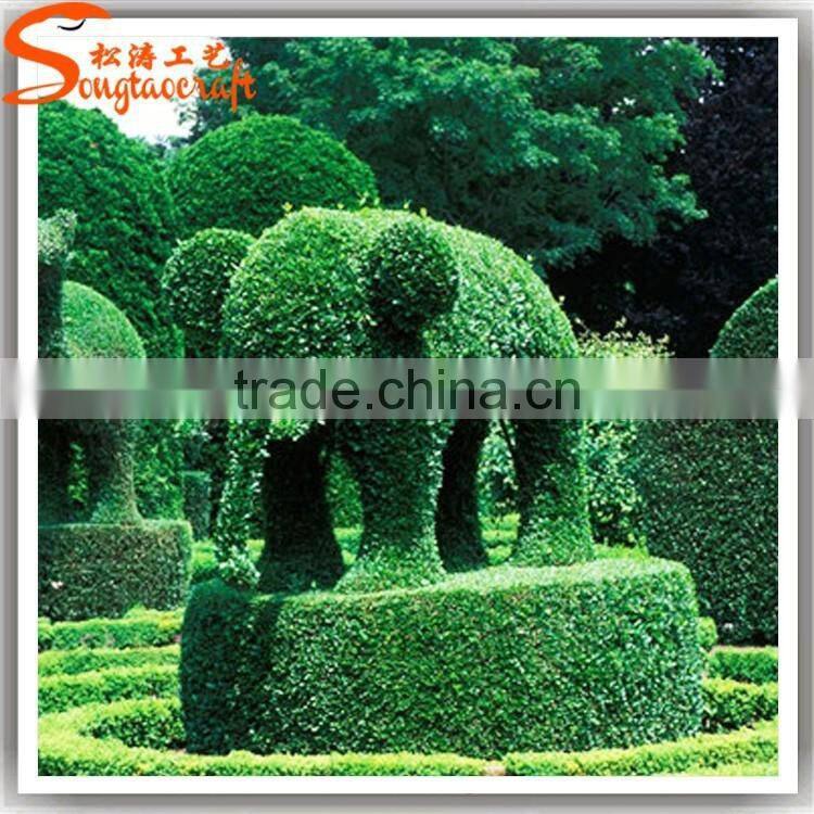 Can be customize Landscape garden plastic aritificial grass topiary high simulation artificial grass topiary for sale