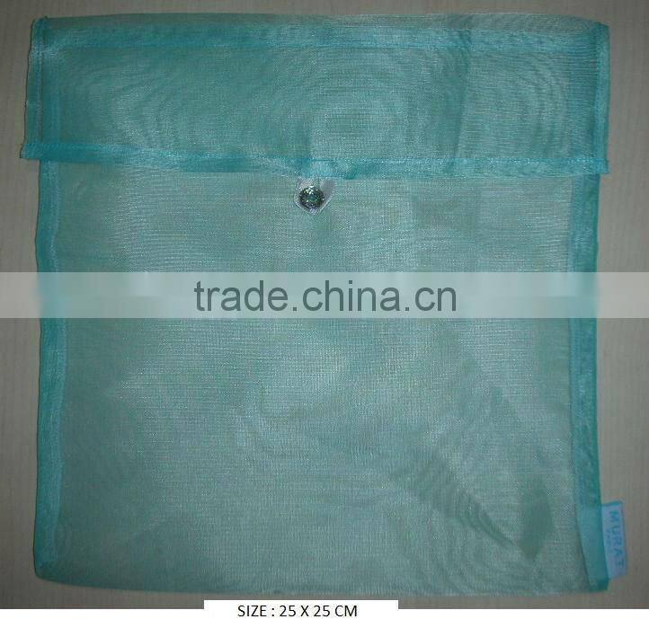 Tissue organza jewellery pouch