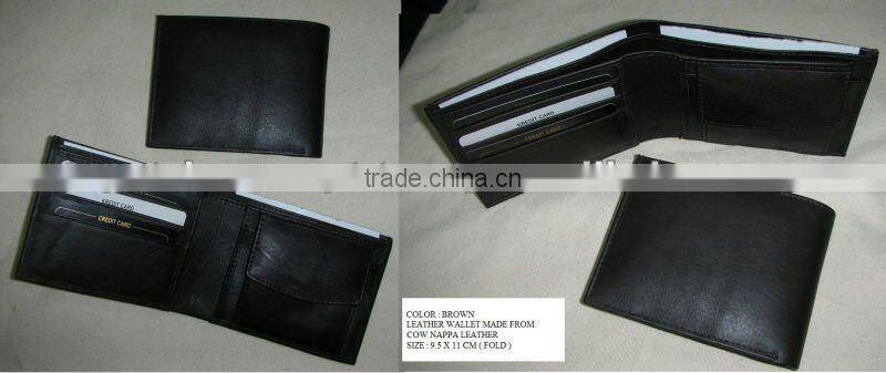 Promotional leather wallet