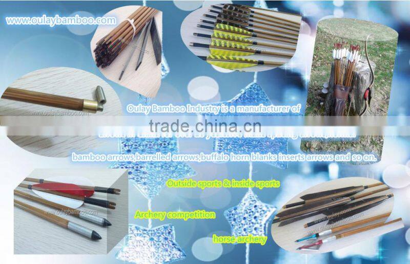 Hand-spined 65~70# Three Nodes Light Carbonized Bamboo Shafts