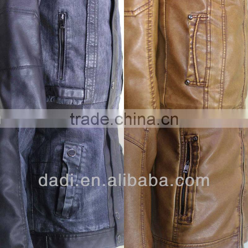 Fashion Genuine Leather Jacket For Men