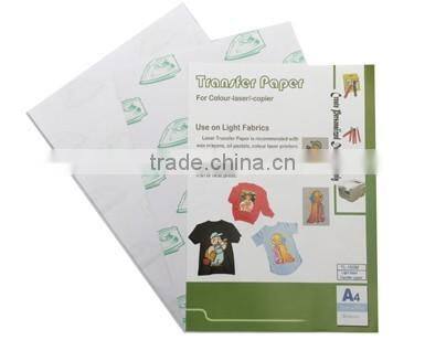 Wholesale a4 light & dark laser heat transfer paper
