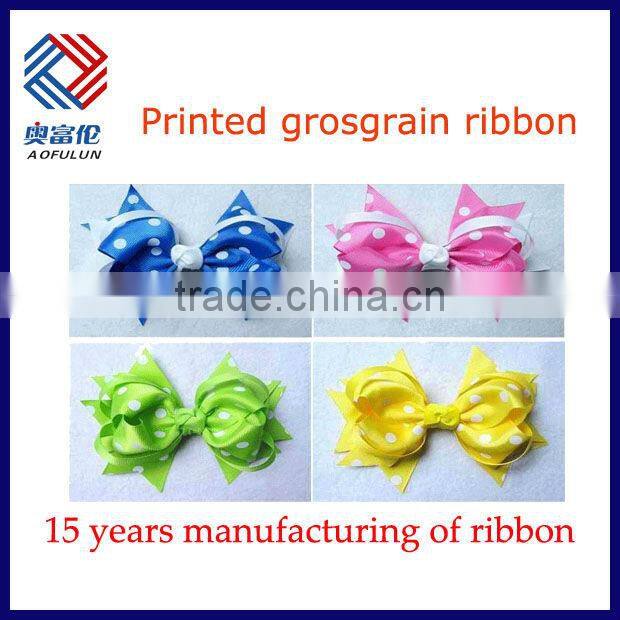 Colorful ribbon bow for gift