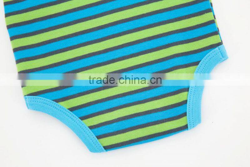 2017 Wholesale Newborn Clothes Sleeveless 100% Cotton Baby Rompers Summer