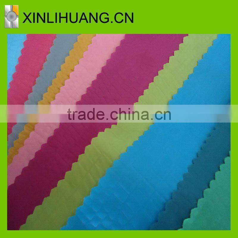 Embossed polyester fabric