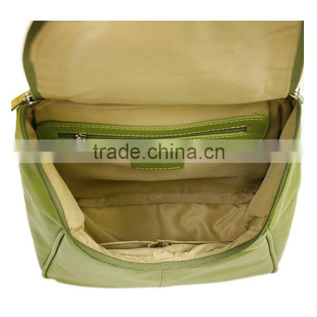 2015 Korean Style Fashion lady 2 Ways PU Leather School Backpack bag