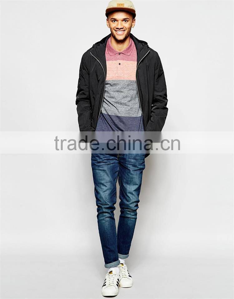 High quality Customized polo shirt design with combination, summer fashion men's four color polo shirt design with combination.