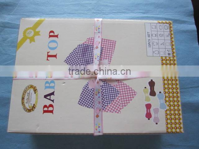 2014 New Style Soft Cotton Fabric Baby Wear