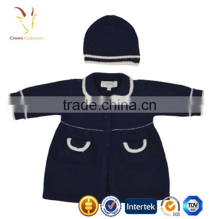 Baby Girl Cashmere Dress,Girls Cardigan Sweater