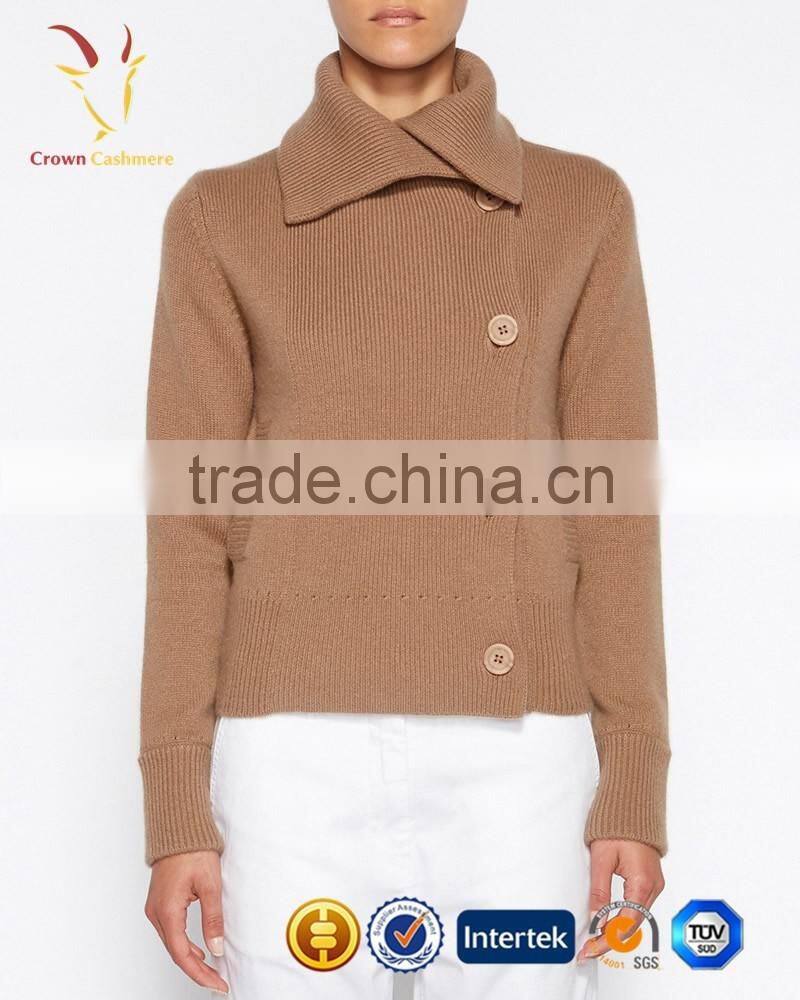 Ladies Short Coat Design Winter Woolen Knitted Coat