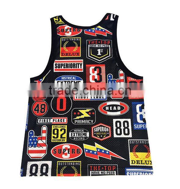 Custom Cotton Sport GYM Stringer Men's Tank Top Sexy Sleeveless Top