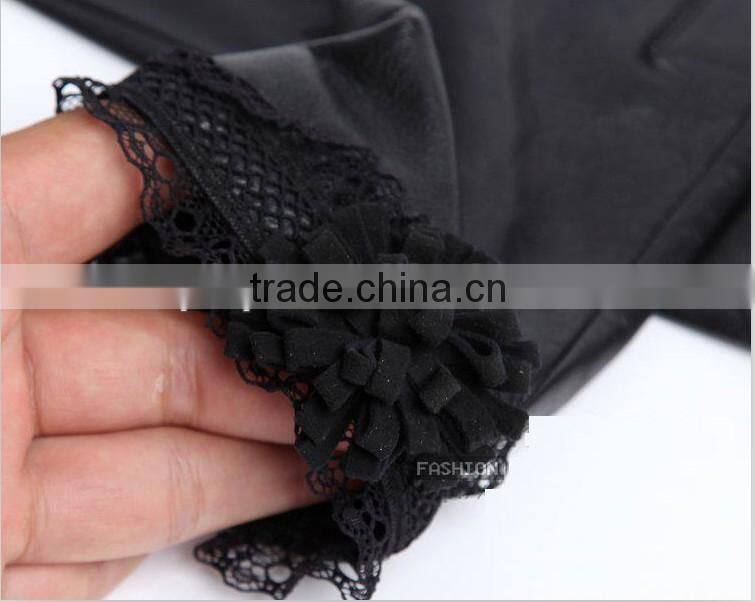 2014 new design warm winter lace woman gloves
