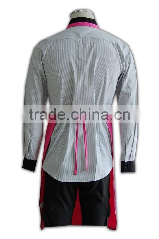 Wholesale Factory Price Peach pink stylish custom cupcake aprons