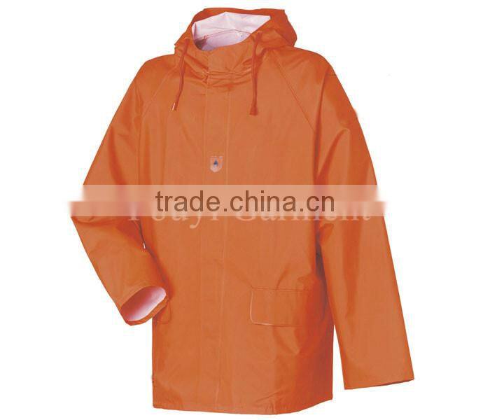 orange hi-vis taped bomber workwear jacket