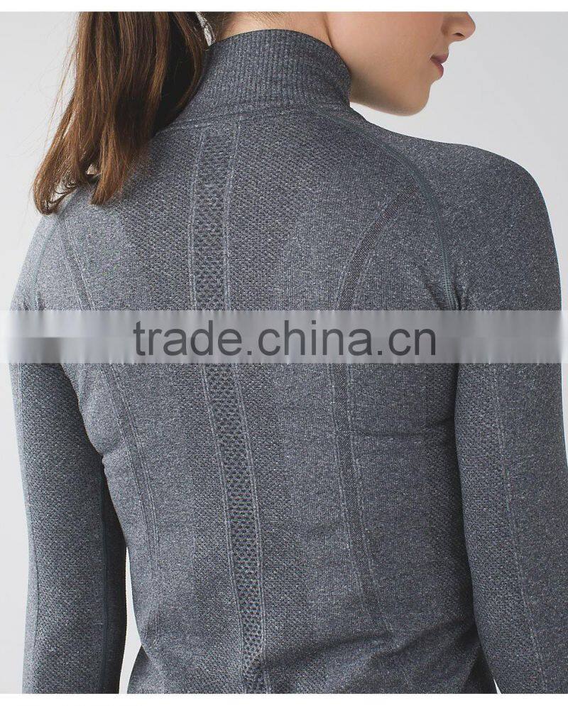 Dong guan sweatshirt manufacturer custom half zip sweatshirt for women