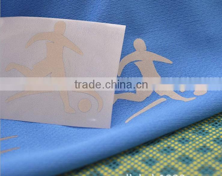 heat-transfer relfective refective logos be heated on T-shirt