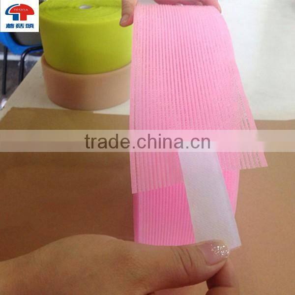 Soft and comfortable hook and loop fastener tape for posted magic belt