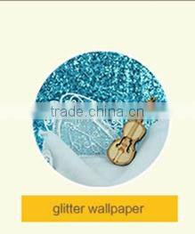 free samples shimmering wholesale leather vinyl fabric grade 3 glitter fabric wallpaper