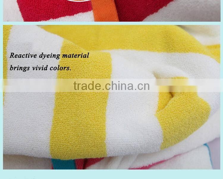 Dark blue stripe beach towel hotel,big size pool towel