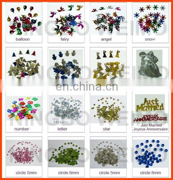 Party Home Wall Decorative Glitter Multishape Confetti