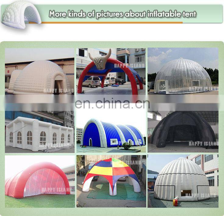HI interesting inflatable PVC party tent for wedding event house tent giant dome tent for sale