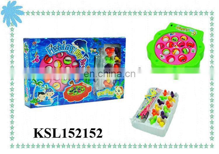 funny plastic toy fishing game for children