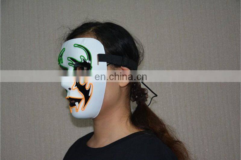 2016 Custom Unisex Led Light Up Party Mask, Led Glowing Mask