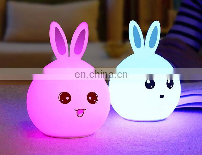 Wholesale LED night light cute baby design new fashion colorful switch night lamp