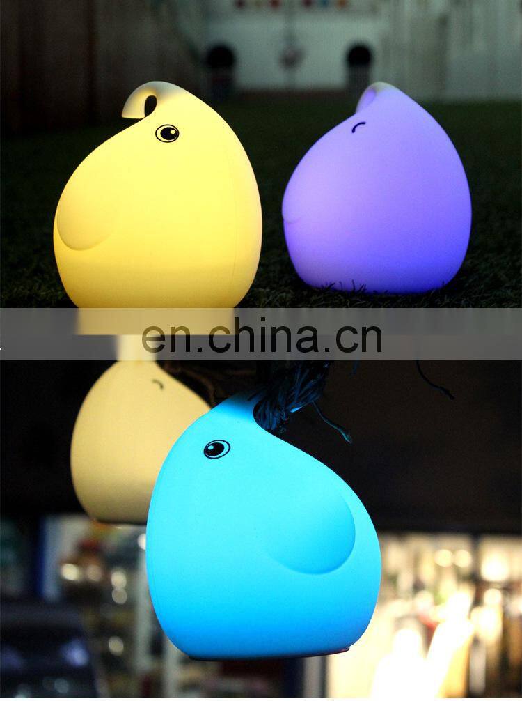 Wholesale LED night light cute baby design new fashion colorful switch night lamp
