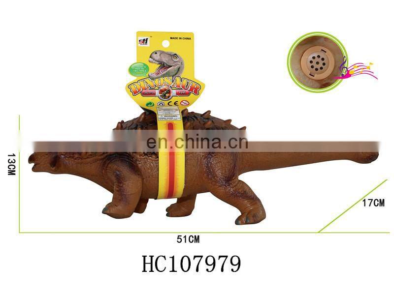 B/O Educational rubber 3D simulation dinosaur model for sale