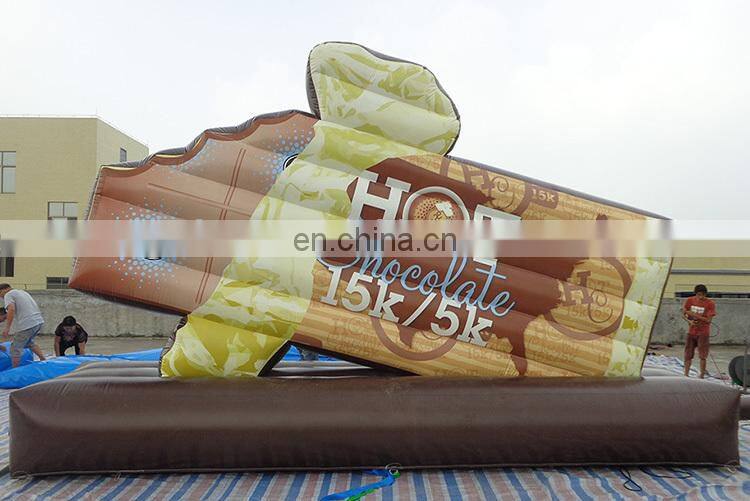 Supermarket advertising promotion inflatable chocolate