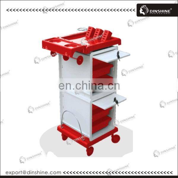 china factory directly wholesale adjustable beauty cheap hair salon drawer trolley cart