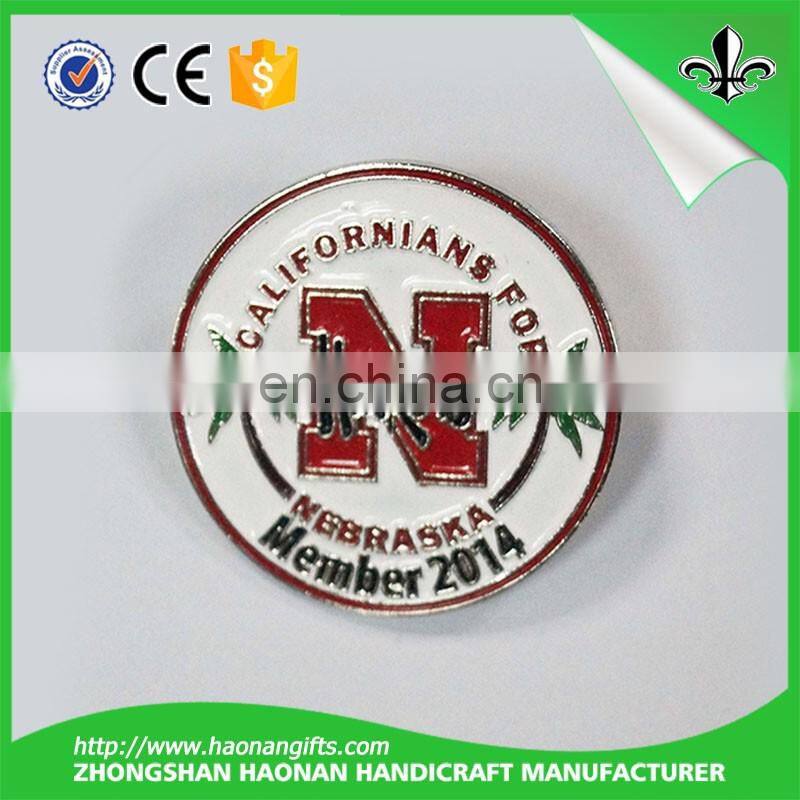 High quality custom metal lapel pin badge for promotion