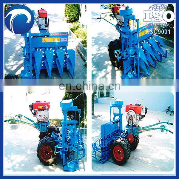 Paddy harvesting and bundling machine rice reaper-binder farm harvester machinery