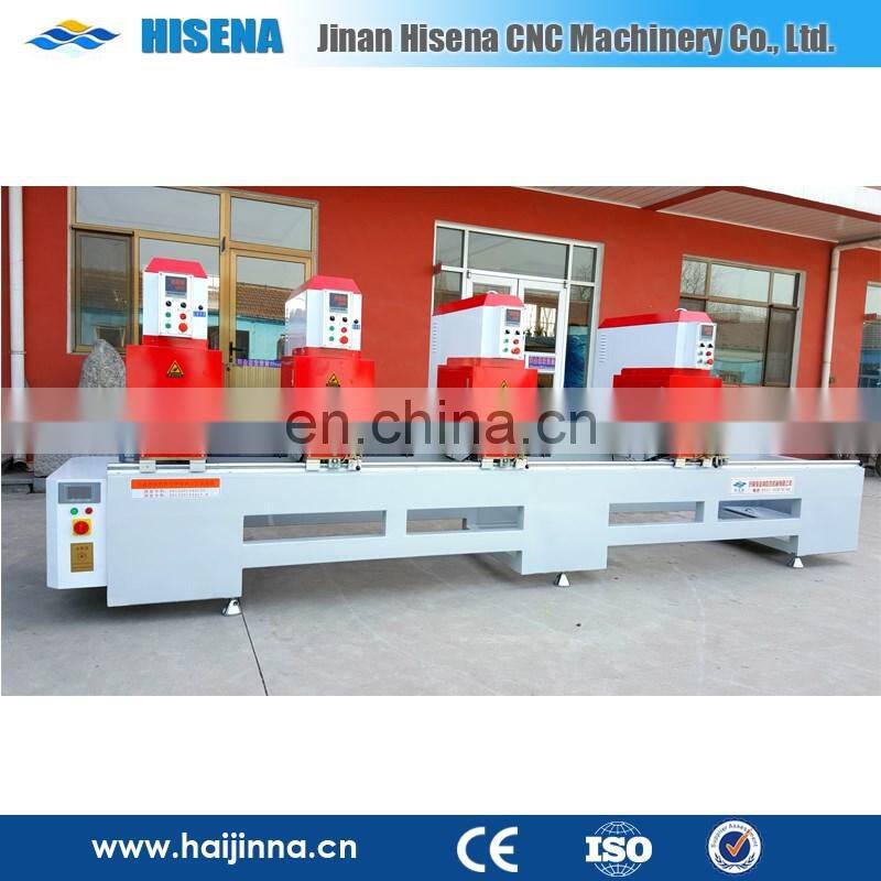 double side seamless welding machine for pvc window (four head )