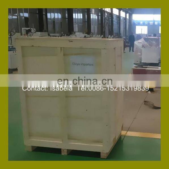 Aluminum and PVC profile window door end milling machine