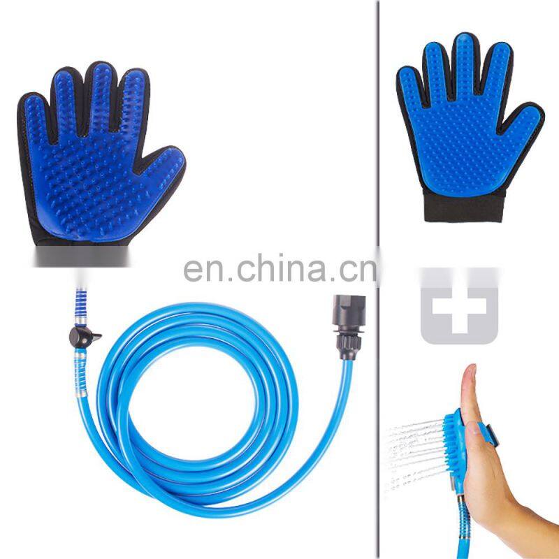 Massage Cleaning Deshedding Brush Cat Hair Remover Brush Dog Pet Grooming Glove