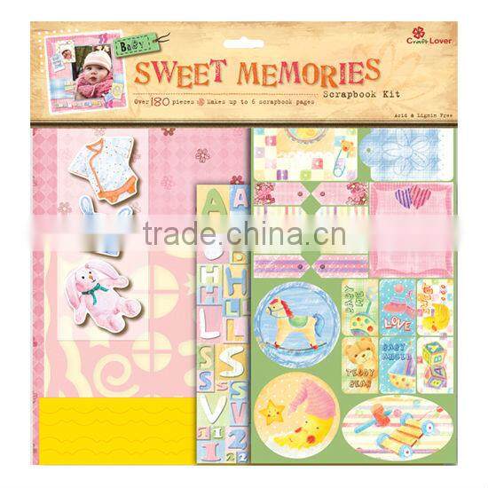 DIY Craft Set Sweet Memories Spring Flower Scrapbook Kit