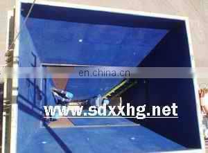 Sludge screw conveyor UHMW-PE liner