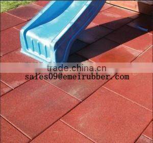 Crumb rubber flooring mat