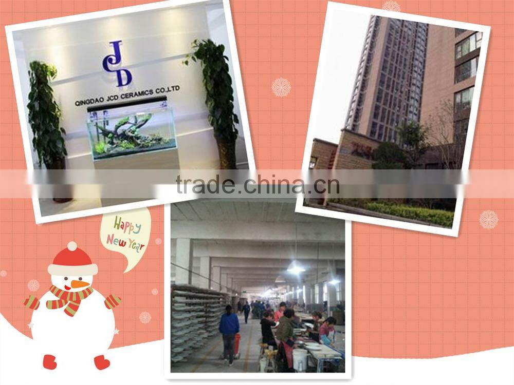 2015 high quality new Custom Logo Ceramic Pizza Plate